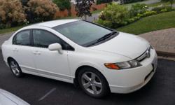 Make
Honda
Model
Civic
Year
2008
Colour
White
kms
106000
Trans
Automatic
Selling my 2008 Honda Civic, automatic transmission, with only 106,000km. Great on gas and in excellent condition!
No accidents, certified and e-tested, 4 rims for winter tires