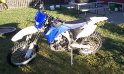 **************------------2008 YAMAHA WR 450----------************   Acerbis Hand Guards, FMF Q4 Pipe, Scorpian Rad. Guards, Renthal Chain and Sprokets, New Tires, New Top End, & New Clutch, Extra Air Filter, Extra Set of Plastic & Original Pipe, Ready to