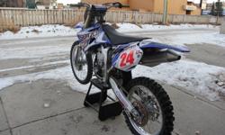 2008 Yamaha YZ250f motocross bike. 11 hours on it. selling due to injury. new chain and sprockets, unbreakable levers, comes with 6 air filters, Moose racing hand guards, air bleed buttons for forks, moose racing chain guard, hour meter. RMR suspension.