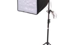 WHATS INCLUDED
1 x 20x28 inch softbox
1 x adjustable 7feet light stand
1 x 225w fluorescent photo video light bulb
1 x softbox diffuser