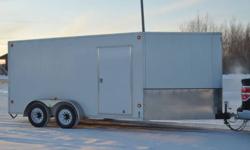 2010 Cargo Trailer. Aprox 7x14 + V nose, over 6' Tall inside. Dual axle, brake system. Back drop down ramp door and side man door.
For more information reply or call Byron.
Located in Hay River