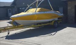 2010 Chaparral 186 SSI
- 19.6 feet long
- 8 foot beem
- 4.3 liter mercruiser 190 HP
- 156 hours on the motor
- integrated swim platform
- stereo and trim control accessable from swim platform
- tower mirror and wakeboard rack included but not in the