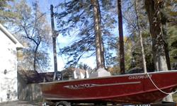 2010 Lund 1475 Rebel SS fishing boat complete with motor and trailer.
Also comes with many accessories.