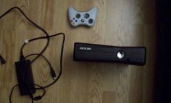 This is an  2010 XBOX 360 250 gig console,Comes with hook up cables and one controller,In good working condition,Need any more info E-mail or call