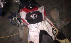 I have full body gear for motocross including Fox helmet, Thor Pants, Thor jersey, Thor Goggles MSR boots size 10, thor gloves, and Fox chest protector.... sold the bike and getting out of riding... must sell.... buying a house