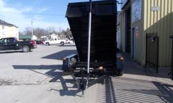 MADE IN ONTARIO
2011 Advantage Combo Dump Series 6x10 (3 1/2 Ton)
 
Features:
2x3500lb. axles = 7000lb. G.V.W.R
Electric brakes on one axle (2nd optional)
14" Tires
Stardard tarp kit
Barn/ramp combo
(4) 5000lb. D-ring tie downs
108" 3 stage 7 ton cylinder