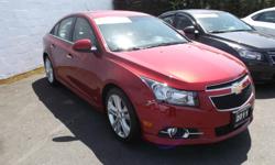 Make
Chevrolet
Model
Cruze
Year
2011
Colour
CRYSTAL RED
kms
37000
Trans
Automatic
2011 CHEVY CRUZE LTZ FOR SALE:
ONE OWNER....MINT CONDITION INSIDE AND OUT....SUPER LOW MILAGE.....HEATED BUCKET SEATS....LIGHT TAN LEATHER SEATS....RS APPEARANCE