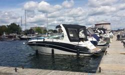 Want a great day for summer cruising through the Thousand Islands and other water ways? You can have it with this 2011 Four Winns 285. The boat has had only one previous owner and always professionally maintained and stored indoors. The price includes:
-