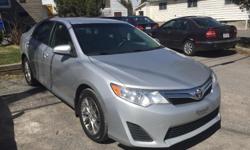 Make
Toyota
Model
Camry
Year
2012
Colour
Silver
kms
180000
Trans
Automatic
Auto, 2.5L, 4 doors, power windows and locks, power side mirrors, power driver seat, A/C, CD player, ABS, Traction, Bluetooth, Navigation,alloy rims, keyless remote, 180000km,