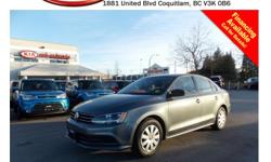 Trans
Manual
This 2015 Volkswagen Jetta Trendline comes with power locks/windows/mirrors, steering wheel media controls, Bluetooth, CD player, AM/FM stereo, satellite radio, rear defrost and so much more!
STK # 591680
DEALER #31228
Need to finance? Not a