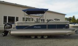 The Oasis is our affordable pontoon boat line packed with waves of standard features and the quality you expect from a Manitou. So, if you seek the flexibility of enjoying both the speed for skiing and the serenity of a sunset, choose this one.
2019 23