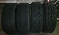 ! have four Hancook I-Pike winter tires. Less than 200km on them. Can be studded. They are off a 2007 Honda civic.