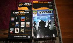 2008 Rock Charts Paid $29 for it.Rockband with CD paid $17.50,Chord Finder ,Guitar Method Book 1