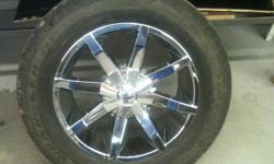 20 inch Rims are in good shape will fit ford, or chevy 6 bolt
Tires are in good shape, 275/60R20
OBO