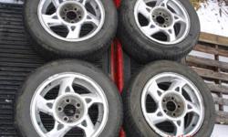 215/55R16 Pontiac Grand AM GT Wheels & Tires
 
Tires are pretty much brand new, hardly any km's on them. I do have the centres for these wheels as well. Wheels are in good condition as car had winter tires on seperate set of wheels. Located in Meaford.