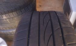 I have 4 tires 225/50/17 with i say 60 % tread on them , sold car and don t need them,asking $100.00