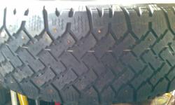 Two studded tires asking 140 obo