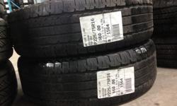 Pair of x2 225/75/16 Goodyear Fortera Allseasons
Tires in Excellent condition. 4 weeks warranty if installed with us!
MR. TIRES OTTAWA
3210 Swansea Crescent
Ottawa, Ontario, K1G 3W4
(Closest Interscetion: Hawthorne Rd. & Stevenage Rd.)
T: (613) 276-8698