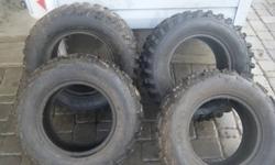 I have a set of maxxis radial tires that i barely used and are still in good condition. The size of both front tires are AT23x8R12 and the size for both back tires are AT23x10R12