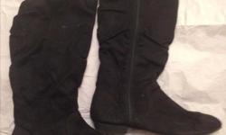 one new and one barely used
black spring boots
black winter boots
1.5-2 inches heels
size 7 - 7.5
$25 for 2 boots