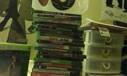 25 Original xbox games 25 for 30..they all work if you want to buy any separately its 3$ each. (The more the cheaper)
Games are
Doom3
alter echo
The punisher
Robotech Invasion
Max Payne
Trigger Man
Gunvalkyrie
Outlaw golf
Series of unfortunate events
NHL