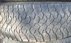 265/70R17, tires have about 5mil of tread left on them.