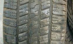 Two Goodyear Wrangler SR-A, M+S, 275/60/20. Good tread depth of 8/32, $120 for two. Please call if interested 613-822-0224