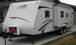 27 foot Trail Sport 27QBSS by R-Vision for Rent
We are located close to cottage country ? only 45 minutes to Kincardine/Port Elgin/Southampton/Sauble Beach.
Early Bird Special!!!  Save $50.00 Off Your 2012 Weekly Rental when booked by March 31, 2012!!!