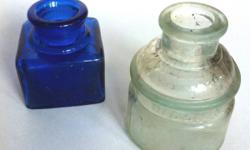 For sale are two antique glass ink wells, one cobalt and one clear. The cobalt bottle having a small chip on one of the top corners.
Asking $20 O.B.O.
This ad was posted with the Kijiji Classifieds app.