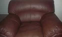 Moving ; must sell ,
 2 pices brown leather sofa
 1 pices brown leather chair
  Bought last Feb ,, excellent condition ,, like new
  Asking for 1,599 or best offer