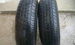 2 Firestone Tires Great Shape 75+Tread 215/70/R15
$40 for the pair firm is fair
905 966 3825