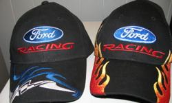 2 Ford Racing hats. One in good condition and woren only a few times the other one only worn once. Asking 25.00 for both or best offer. Feel free to make an offer!!