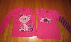 Both shirts are from zellers and are size 4T. Both are in great condition with no rips or stains. ASKING $5.00 for both of them.
*Please check out my other ads, I have tons of girls clothing ranging from 6months to size 4T*