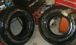 I have 2 Goodyear GS-A tires off of my Jeep TJ. I just put all 4 new tires on it. I have these two tires left over and looking to get $140.00 for both or best offer. These tires are good for rims/wheels sized at 15 Inches.
30/9.5/R15
Call me or email me!