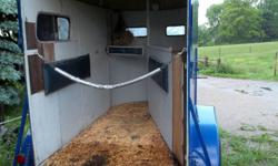 1986 McBride 2 horse trailer.  Bumper pull. Great Shape.  Made modifications to haul a larger horse. Bought a new trailer. Must sell.
$2000.00 or best offer