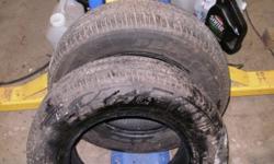 205/70/15  tires in great shape around 90% tread asking $45 for the pair call 519 360 6100