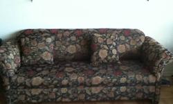 nice and clean 3 piece sofa set with 4 cushions and is new just bought it 4 months before and hardly ever used still in good shape and