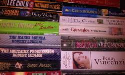 30 Assorted Books for sale
 
$1.50 each
 
Will sell all 30 for $35.00