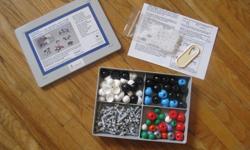 MINT condition - all small bits still in baggies, all paperwork still in the box. A 100% complete set. Useful for any organic chem class.