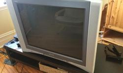 Sony 32" Trinitron WEGA in good working condition. Currently using for gaming and Netflix. You pick up in Arnprior. This is a VERY heavy TV and I cannot help you load it.
https://esupport.sony.com/CA/p/model-home.pl?mdl=KV32FS320