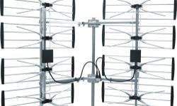 Brand New Sealed in Retail Package.
-360 degree adjustable directional antenna
-Strong performance across (channels 2-69)
-Versatile high gain multi - bay antenna
-Efficient design allows tremendous gain in a compact size
-Designed to resist extreme wind