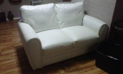 I am selling my 3 piece white leather couch set for $700 obo. It is only about 7 months old! Still in brand new condition! No rips tears burns etc. And comes from a smoke free home! No room for it anymore and I want a sectional instead :) great deal so