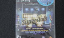 * sports champions * start the party* TV superstars all three of them are for the PlayStation move games still in original packaging great Christmas presents 40$ for all of them or best offer. 80$ plus taxes new selling for 40$ and still new in packing.