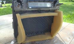 47-53 Chevrolet 3100 Radio With Speaker. Radio does warm up with faint sound but has a hum. This is common for the tube that stops that gets to old but can be replaced. Speaker is still installed in the radio. It has been stored in basement for decades.