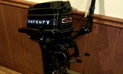 Outboard is in excellent mechanical and running condition.....rarely  used.  Short shaft w/ reverse.
Asking $800
Please call 519 595-4394.....