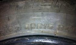 Approximately 60% tread left. Tires only.
This ad was posted with the Kijiji Classifieds app.