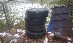 I have for sale 4  tires size P195/75R14 winter tires for sale they are on rim I bought them to put on my S-15 pick up and found out they would not fit.
If you get lucky they may fit your wheels rims are free.
$150.00 O.B.O.