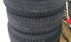 4 Michelin 'Arctic Alpin' snow tires for sale $300. 195 60r15 5-bolt pattern. Mounted on steel rims. Only used for two winters. Great shape! In fergus.
This ad was posted with the Kijiji Classifieds app.