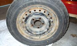 Four Blizzak WS-70 Bridgestone 205/65R15 snow tires. 
Used one winter (4 1/2 months), 7100 kms, on 1995 Honda Odyssey. 
Mounted on 0095959P Canadian Tire rims purchased Nov/03.
Tires stored indoors for summer months.
Rims should also fit 2008-2010 Civic,