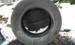 Four Michelin LTX A/S 275/65/18. Tires are in good condition - could be used as spares. Tires came off of Toyota Tundra.